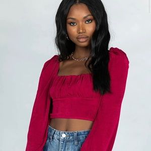 Princess Polly Ariah Long Sleeve Top